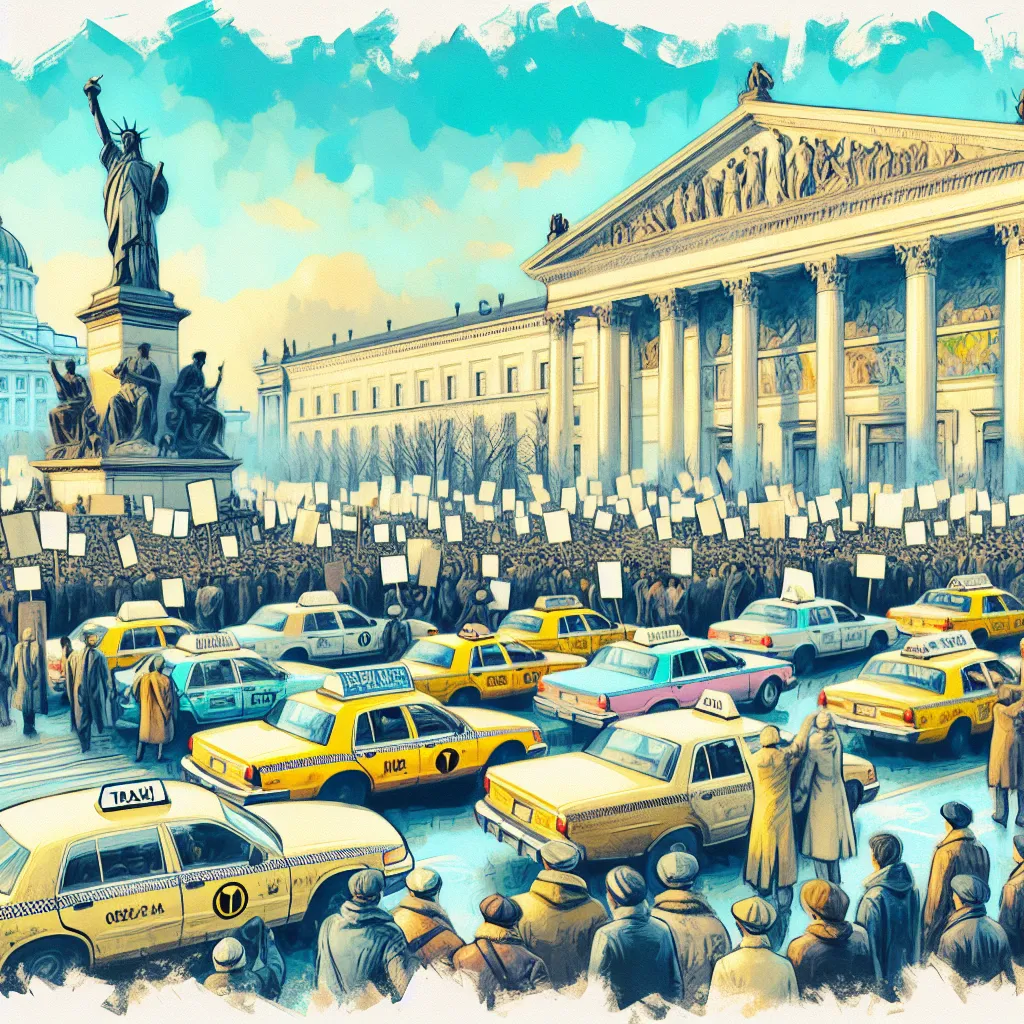 Budapest Taxi Protest Demands Tax Reform and Regulation