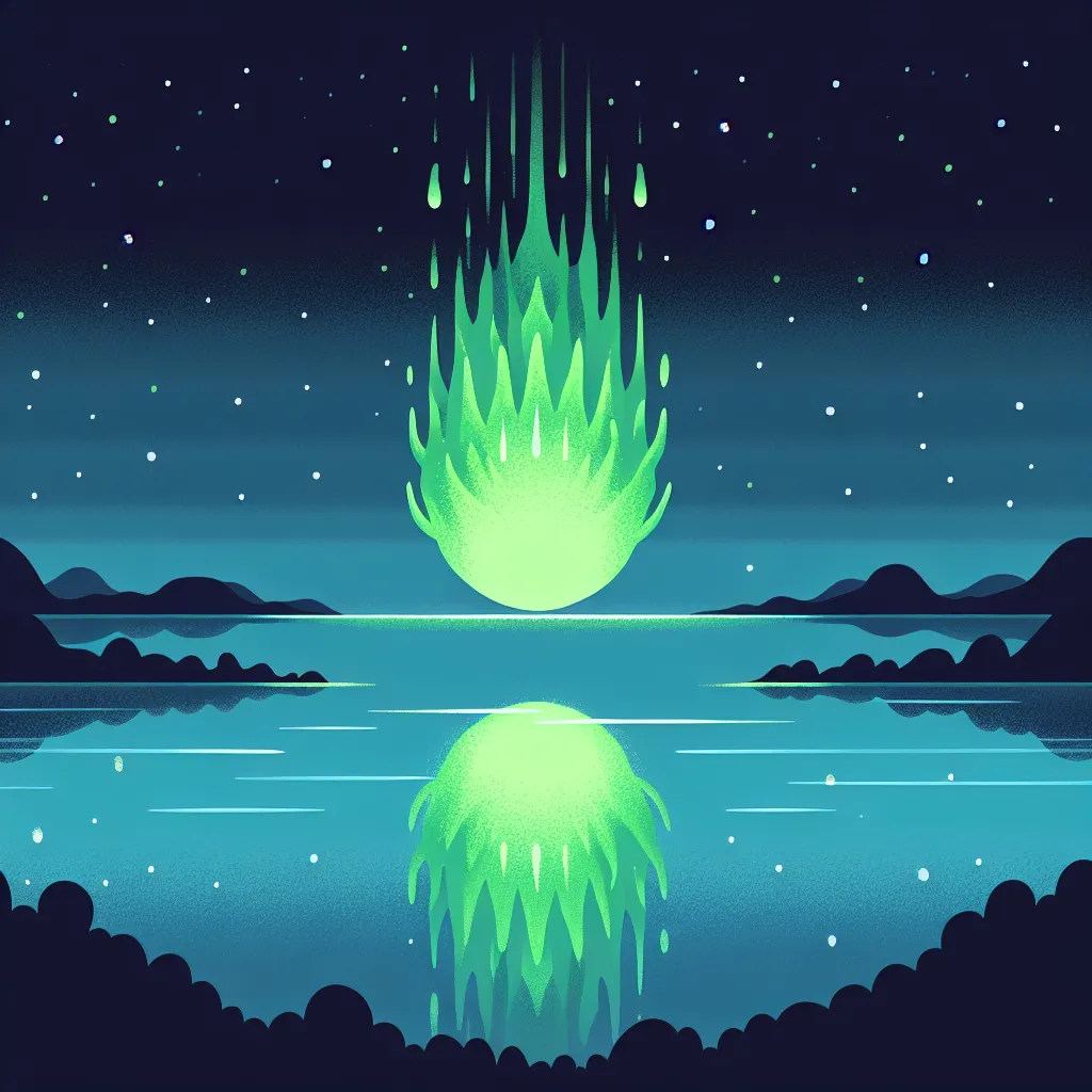 Green Fireball Lights Up Sky Over Lake Balaton